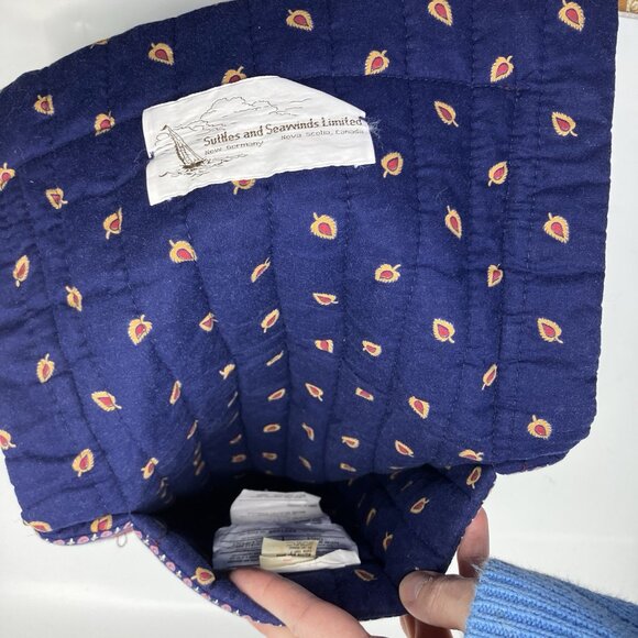 Vintage Suttles & Seawinds  Velvet Clutch Womens Handmade Quilt Envelope Handbag - Picture 7 of 10